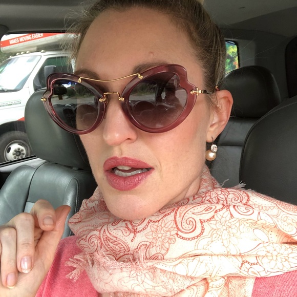 Miu Miu Scenique butterfly glasses